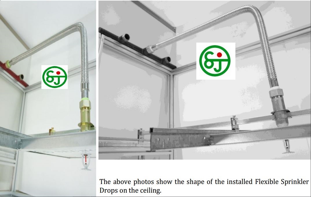 Ống mềm gắn đầu phun cứu hỏa